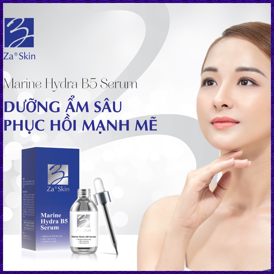 Serum B5 ZaSkin Marine Hydra - Dưỡng Ẩm Phục Hồi Trẻ Hoá Da, Tạo Cảm Giác Mát Dịu Không Bết Dính