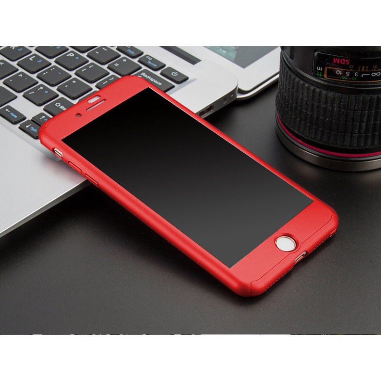 Ốp lưng Iphone 5/5s, 6/6s, 6/6s Plus 7/8, 7/8 Plus, X/Xs chống sốc 2 mặt (có kính cường lực) | BigBuy360 - bigbuy360.vn