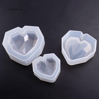 Khuôn Resin Trái Tim Đa Giác Bằng Silicone - Trường Thịnh Epoxy
