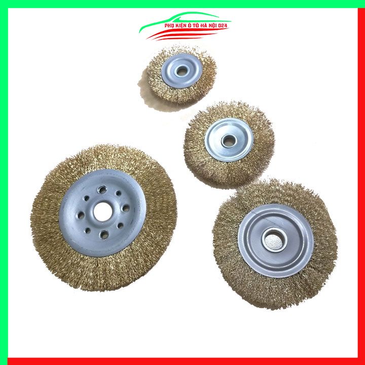 Chổi đánh gỉ sắt, lưỡi mài chà đánh gỉ đường kính từ 100 - 200mm cao cấp