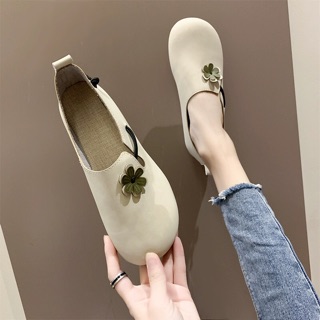 (Order) Giày búp bê nữ Ulzzang 2020 hoa