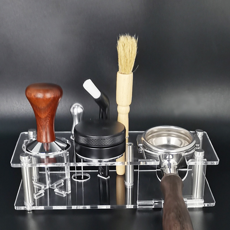 Espresso Spring Coffee Tamper cho 51/53 / 58mm Portafilter Powder Tampers phụ kiện máy pha cà phê bằng thép không gỉ