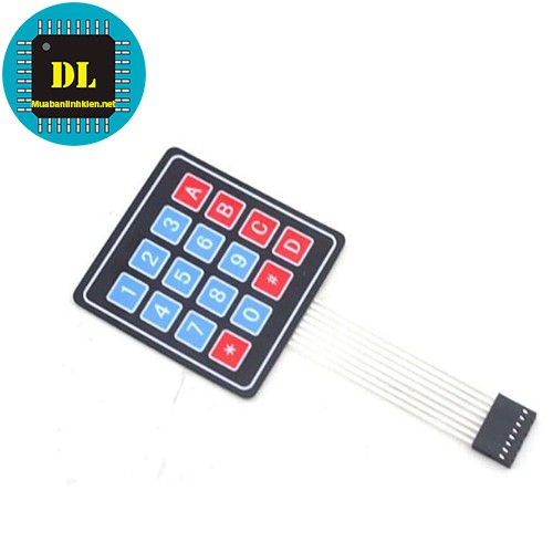 Bàn Phím Ma Trận Mềm 4x4 Keypad