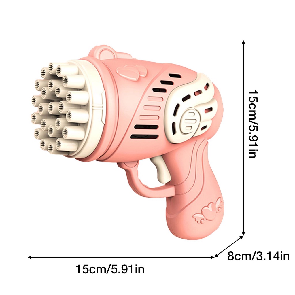 Súng Bắn Bong Bóng Tự Động 23 Lỗ Cho Bé