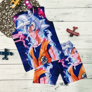 Bộ thun lạnh Songoku bé trai