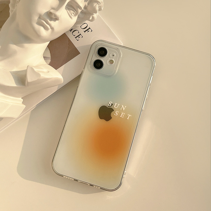 Ốp Lưng Họa Tiết Màu Loang Độc Đáo Cho Iphone 11 Xr / Xs / 8 12promax