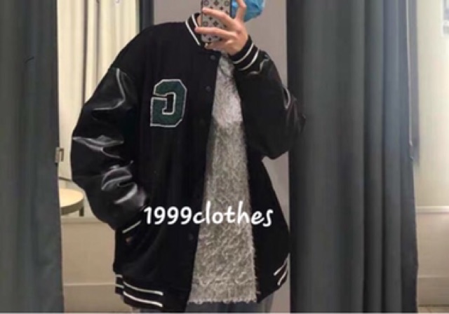 ÁO BOMBER chữ G Unisex nam nữ K01 (kèm ảnh thật) | BigBuy360 - bigbuy360.vn
