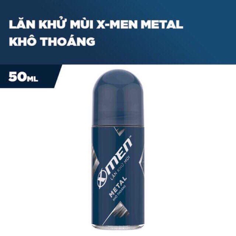 Lăn khử mùi xmen Metal 50ml