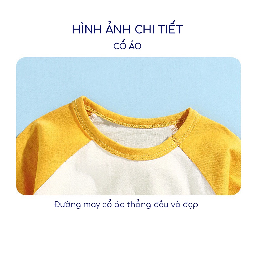 Áo thu đông cho bé trai bé gái từ 1 đến 7 tuổi dài tay chất cotton mềm mịn họa tiết đáng yêu ATDT01