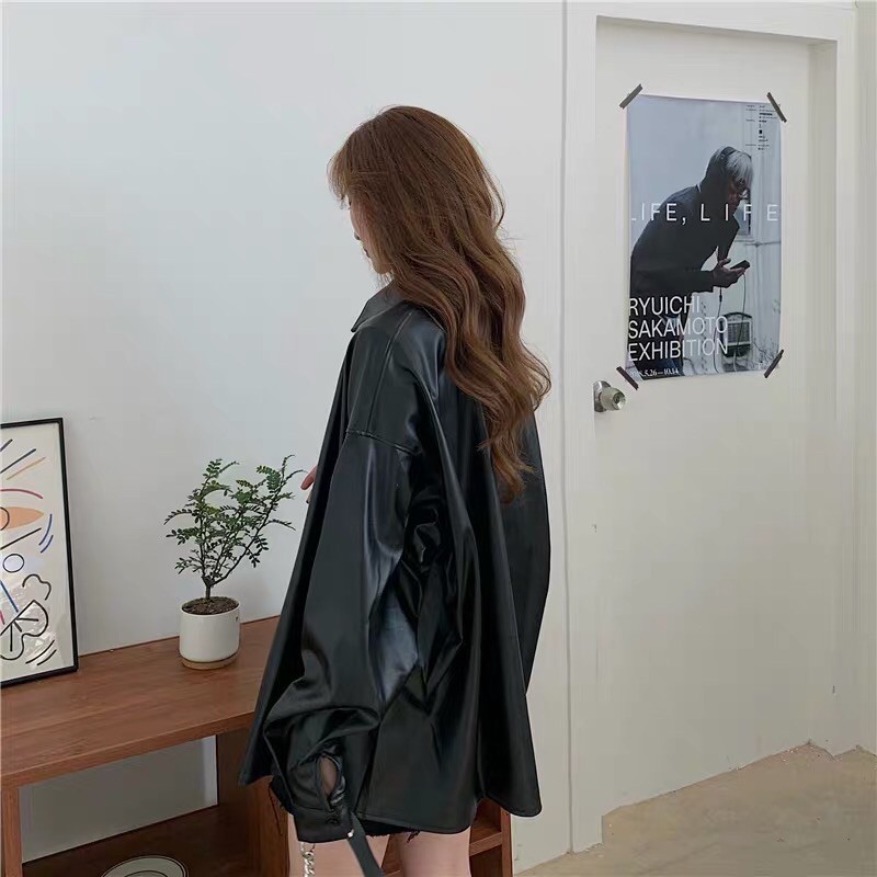 oversize leather JACKET (áo khoác da) | BigBuy360 - bigbuy360.vn