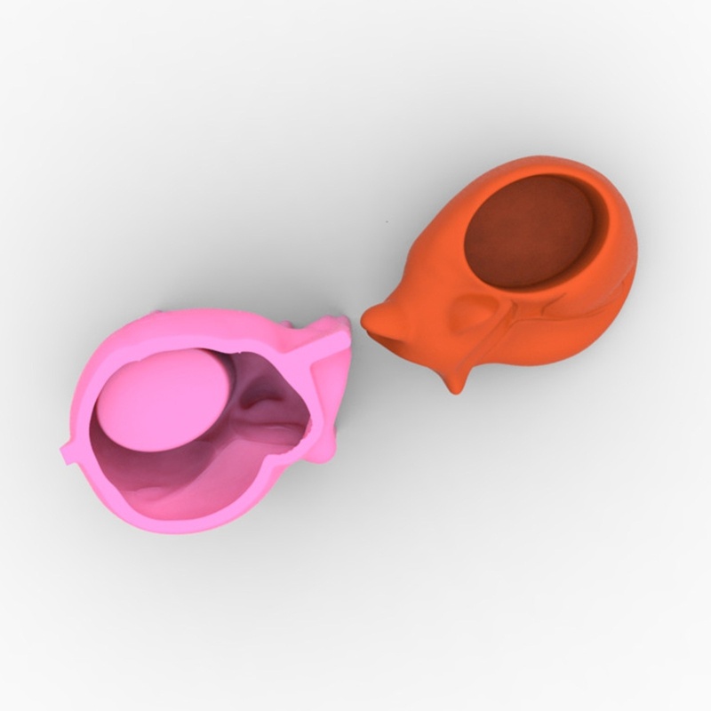 Khuôn Silicone Dùng Làm Chậu Cây Mọng Nước DIY Hình Cáo Nhỏ