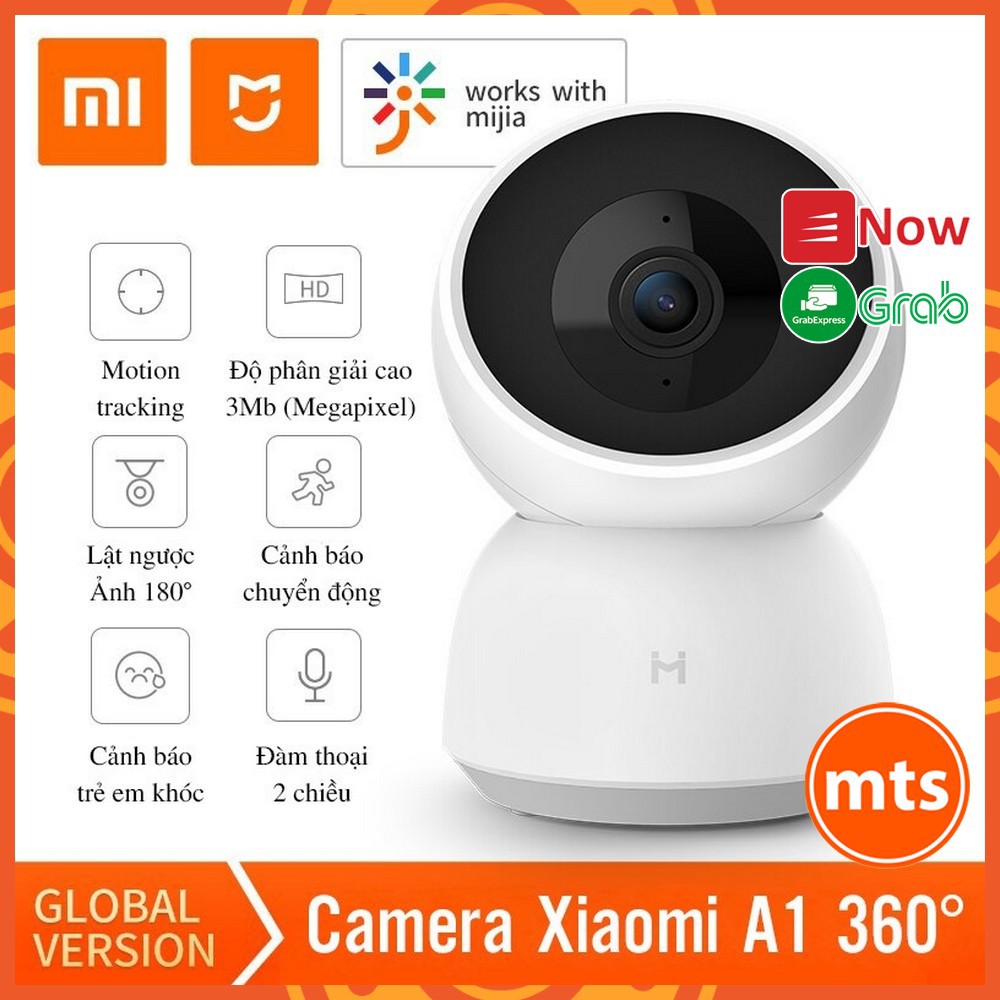 Bản quốc tế 2k 1296p Camera ip Xiaomi Imilab A1 xoay 360 độ CMSXJ19E - Minh Tín Shop