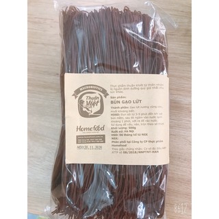 Bún gạo lứt hữu cơ 500gr