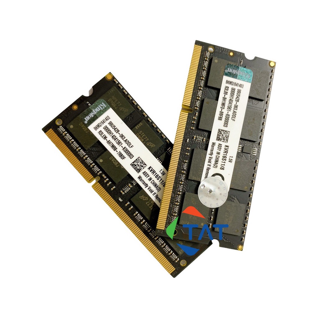 Ram Laptop Kingston 8GB DDR3 1600MHz 1.5V - Bảo hành 36 tháng