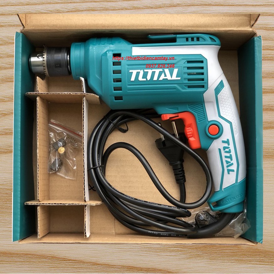 Máy khoan điện TOTAL TD2051026E 500W 10mm