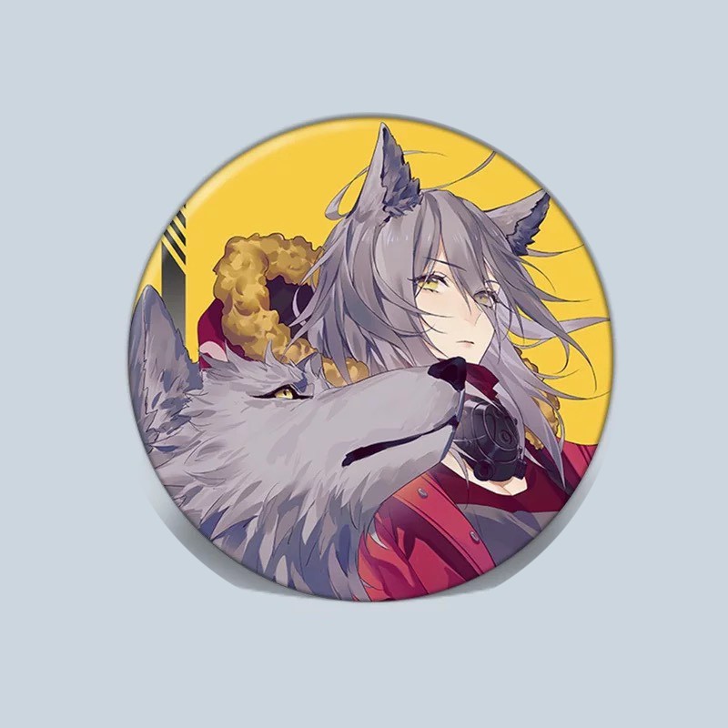 (LINH VẬT) 1 chiếc Huy hiệu cài áo in hình ARKNIGHTS phụ kiện cài áo anime chibi xinh xắn dễ thương