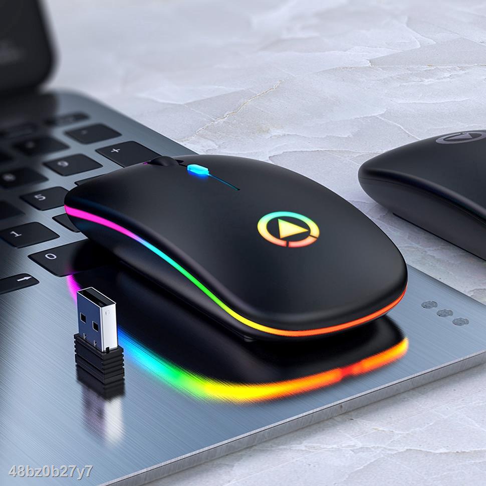 nhập khẩu Chuột Quang Chơi Game Không Dây Có Đèn Led Cho Laptop/ Pc