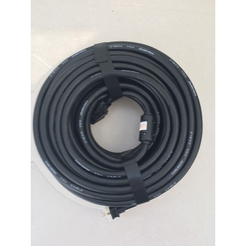 Cáp VGA 25m KingMaster KV607 (3+6) FullHD sắc nét - Hàng chính hãng