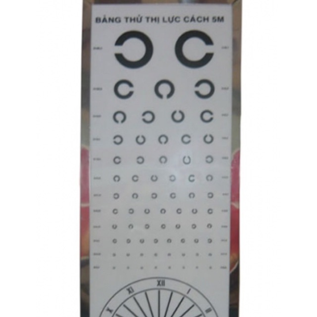 Bảng thị lực chữ c