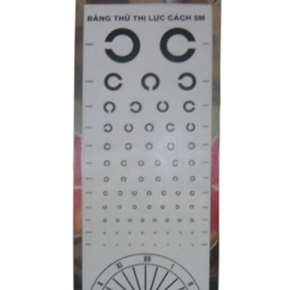 Bảng thị lực chữ c
