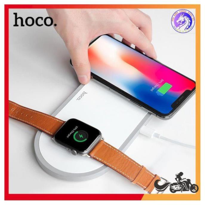 Bộ Sạc Không Dây smartphone Hoco CW20 Kiêm Sạc  Apple Watch