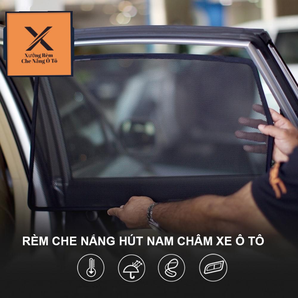 Rèm che nắng ô tô NAM CHÂM theo xe ⚡FREE SHIP - MỚI NHẤT⚡ - Combo 4 tấm chắn nắng - HÀNG LOẠI 1 DÀY DẶN VIỆT NAM