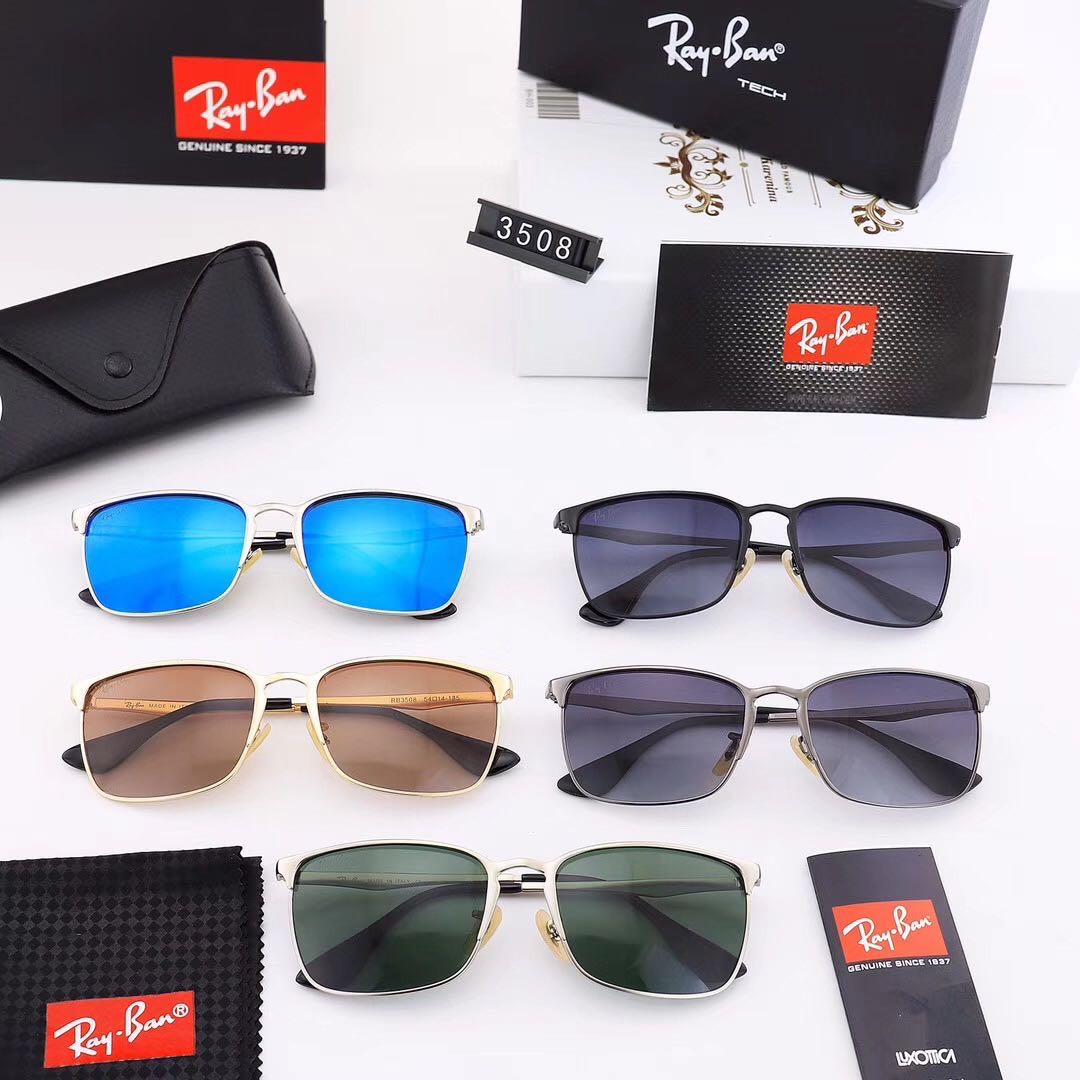 Aviator Ray-Ban_ chính hãng Kính râm 2021 Thời trang Hàn Quốc mới Kính râm nam nữ một mảnh Cặp đôi hợp thời trang Du lịch ngoài trời Kính râm lái xes