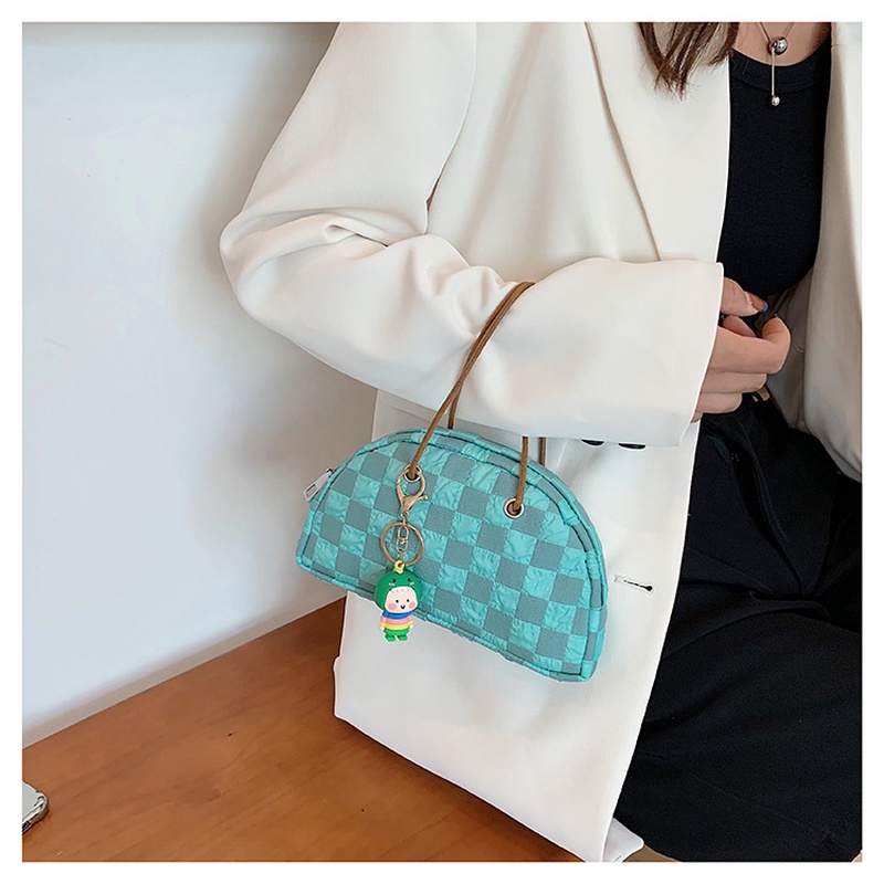 Túi Xách Tay Bằng Vải canvas Thiết Kế Hình Bán Nguyệt Phong Cách retro Nhật Bản Dễ Thương Mới Năm 2022 NB00356