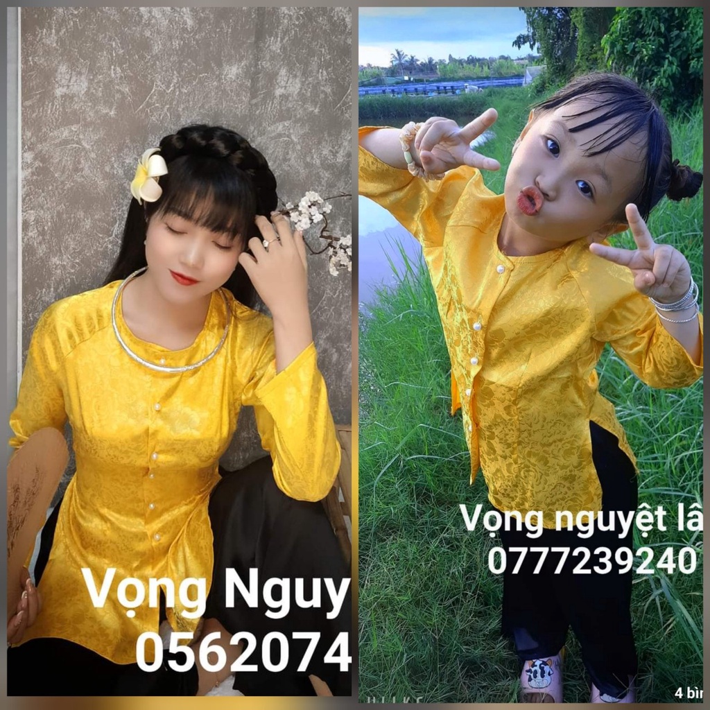 Set Bộ Bà Ba Mẹ Và Bé Gái