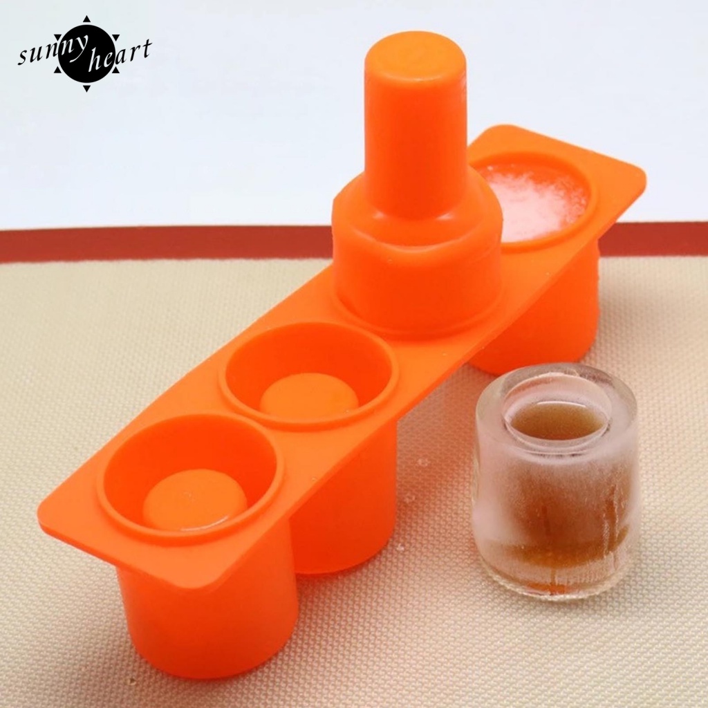 Khuôn Làm Đá Viên Hình Trụ Mềm Tháo Được Đa Năng Dành Cho Nhà Bếp