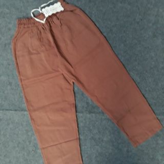 Quần lỡ nữ vải đũi xước