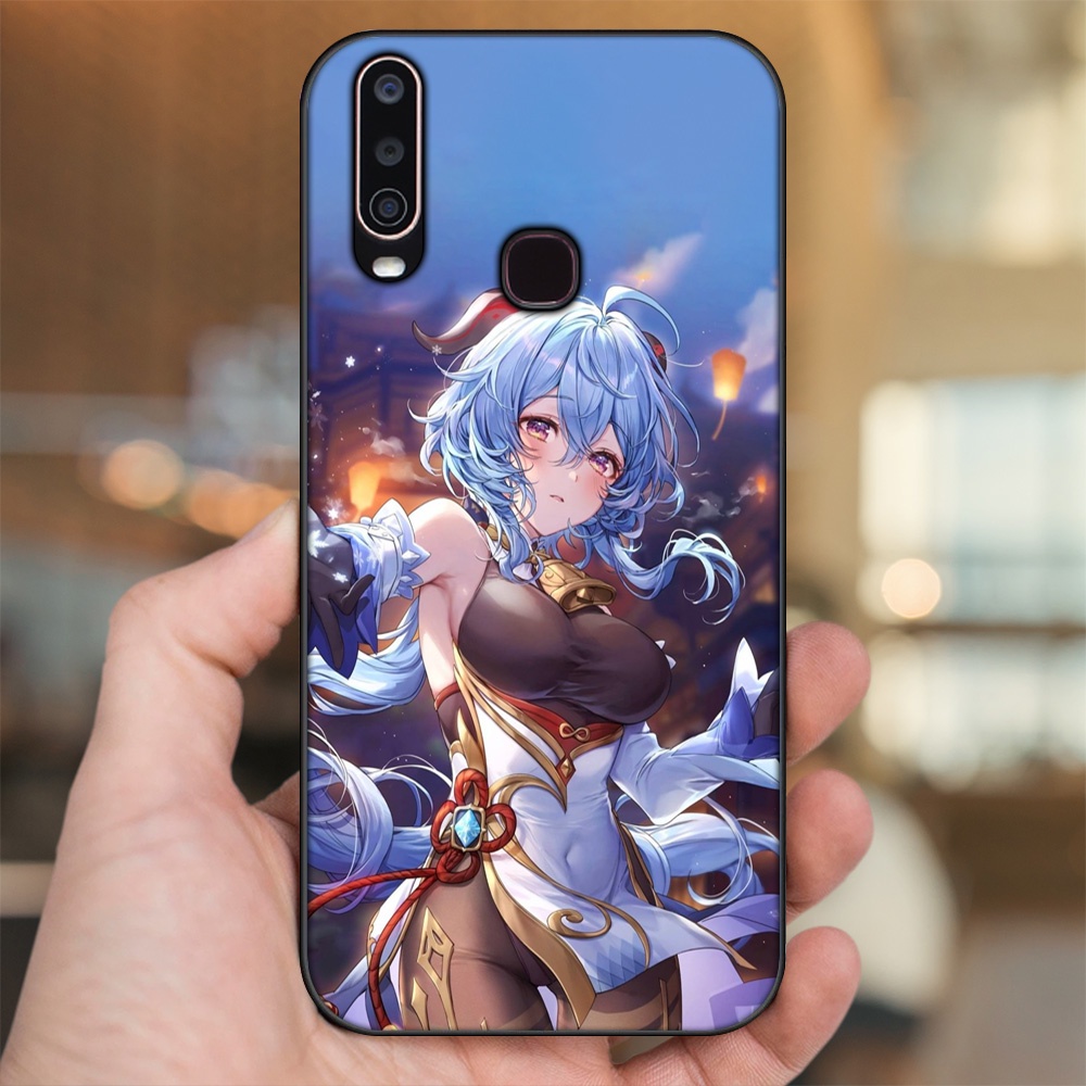 Ốp lưng Vivo Y12, Y15, Y17, U10 viền đen in hình Ganyu Genshin Impact