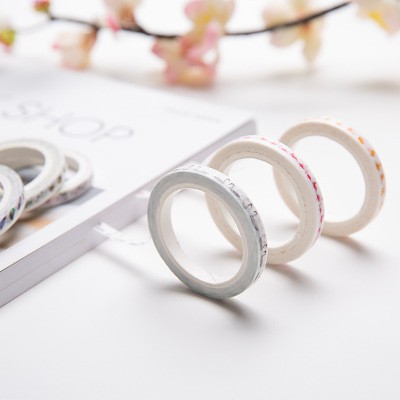 cuộn băng dính giấy hologram washi masking tape bullet journal