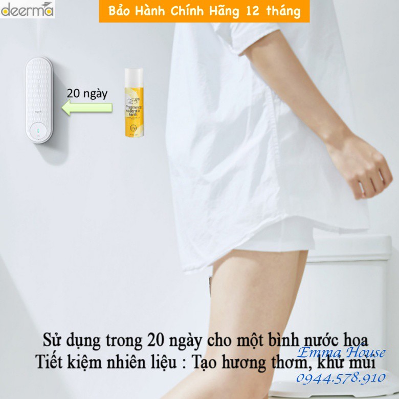 Kèm sẵn 3 chai tinh dầu - Máy Phun tinh dầu tự động Deerma PX831 - BH CHÍNH HÃNG 03 Tháng