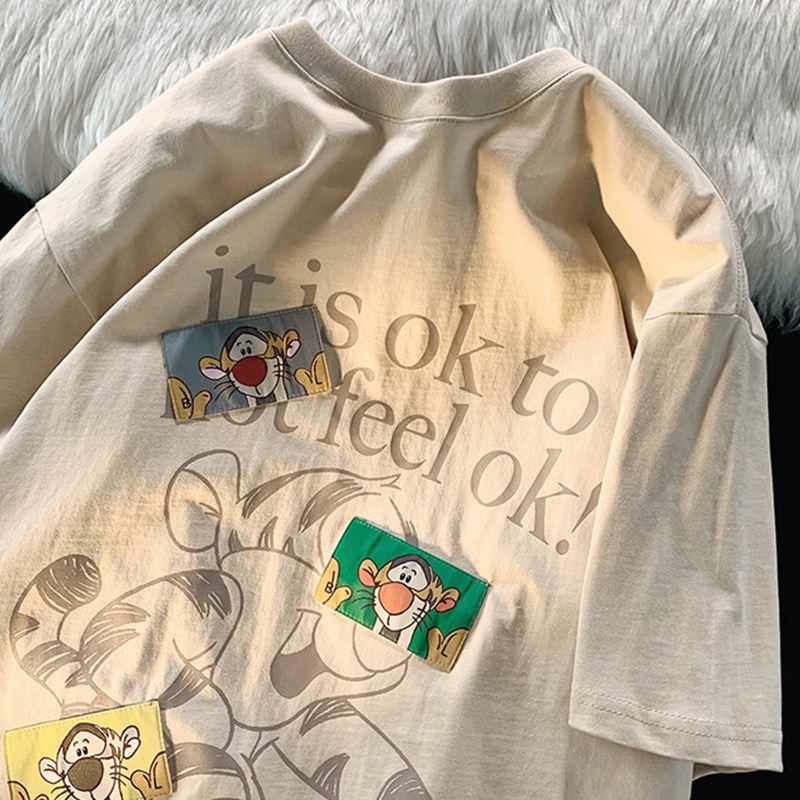 Áo Thun Tay Ngắn In Hình Khỉ Graffiti Thời Trang Mùa Hè 2022 Dành Cho Nữ