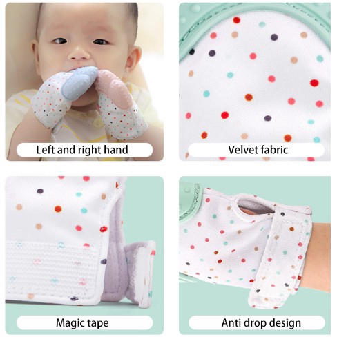 Găng Tay Silicone Nhiều Màu Cho Bé