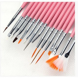 Bộ cọ vẽ móng 15 chiếc trang trí móng làm nail