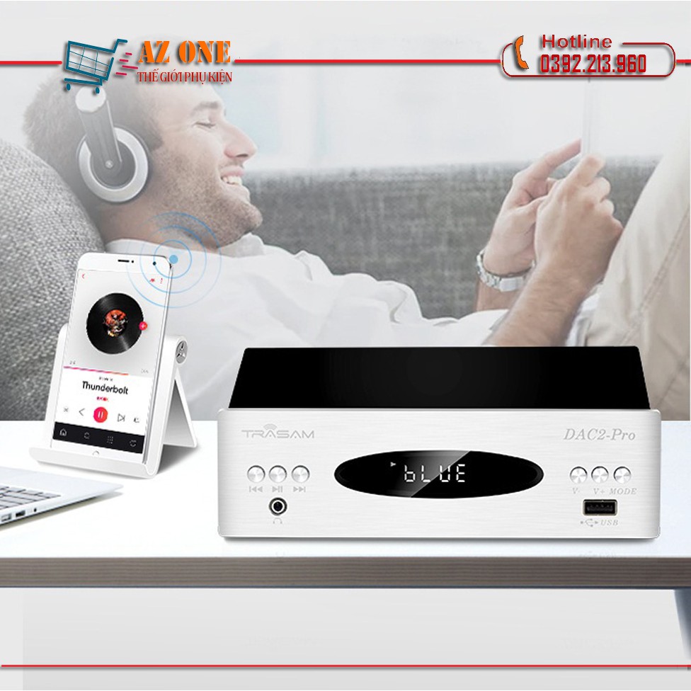 Bộ DAC Giải Mã Âm Thanh Bluetooth 32BIT/192KHZ TRASAM DAC2 PRO