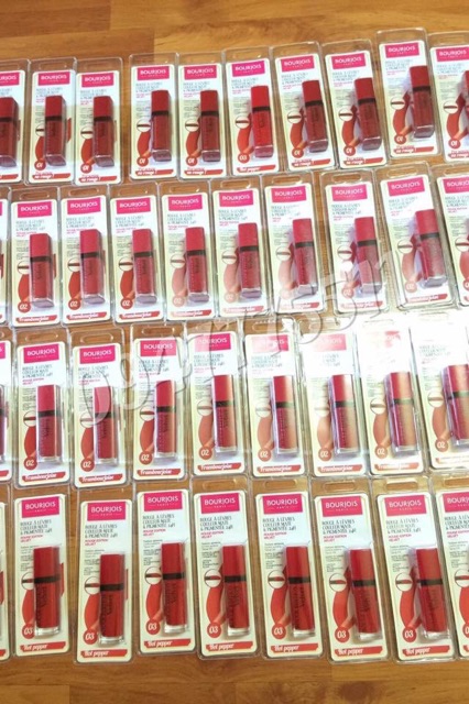 Son Bourjois vỉ mua tại store Pháp