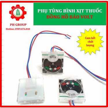 Đồng hồ báo Volt dùng cho Bình phun thuốc trừ sâu bằng điện