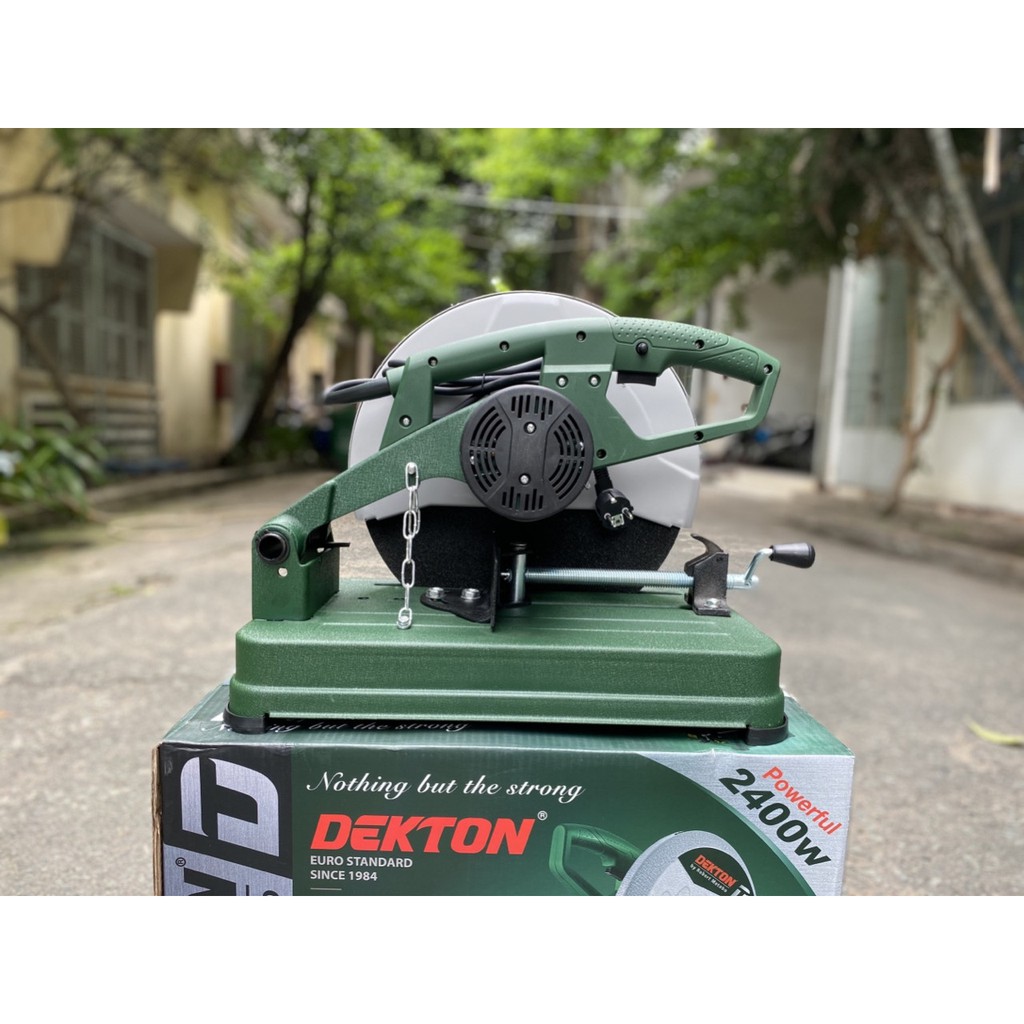 Máy cắt sắt bàn dekton DK352 2400w đế dày
