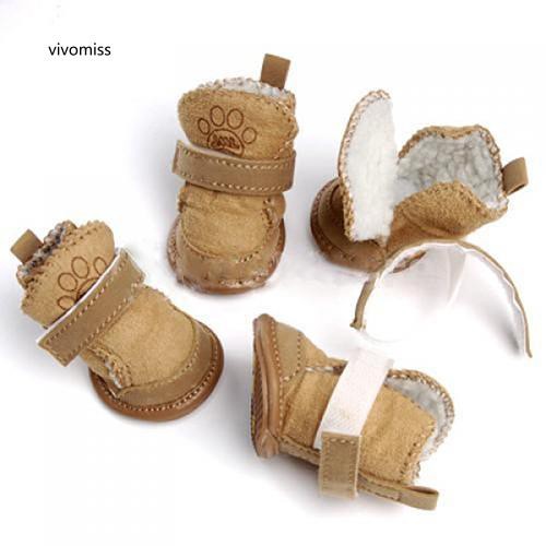 4 Giày bốt giữ ấm cho chân thú cưng xinh xắn