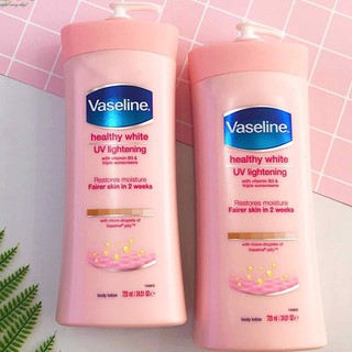 Sữa dưỡng thể vaseline heathy white uv lightening 725ml