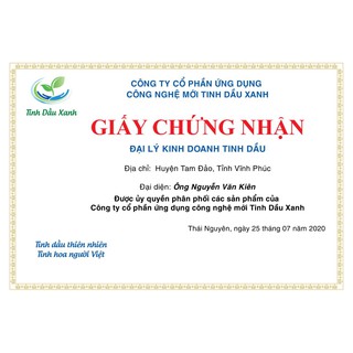 Tinh Dầu Cafe Nguyên Chất 10ml |Tinh Dầu Xanh