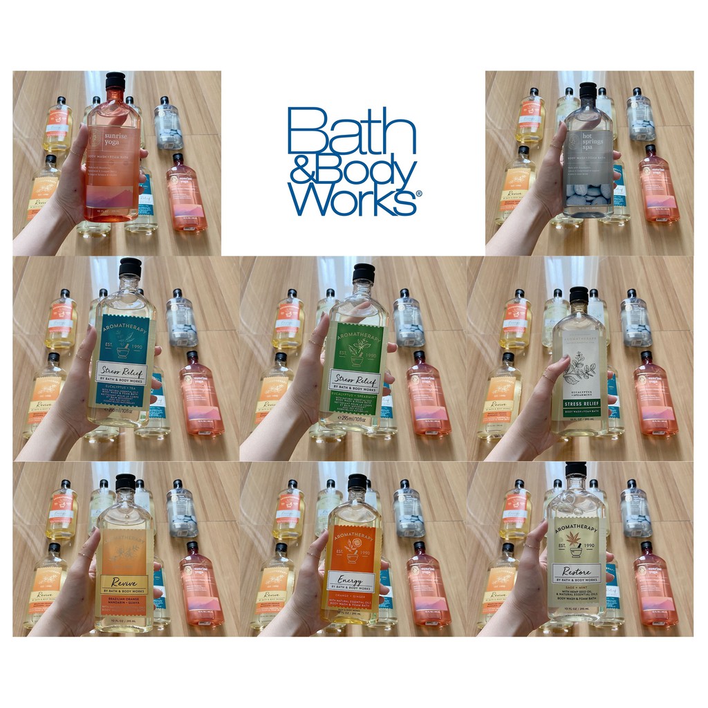 Sữa tắm Bath and Body Works dòng Aromatherapy thư giãn - chính hãng