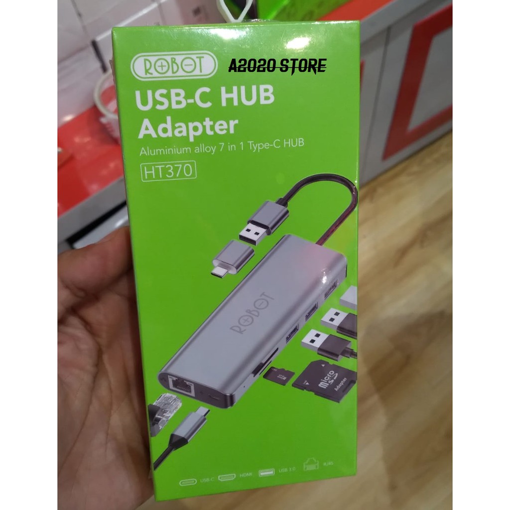 Đầu Đọc Thẻ Nhớ Usb Type C Ht370 Cho Macbook Ipad Pro