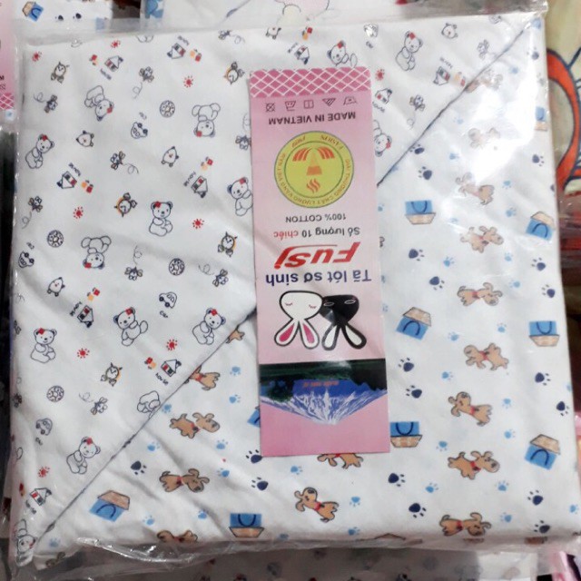 Combo 10 tã chéo sơ sinh cho bé, hàng đẹp ( sỉ, lẻ)