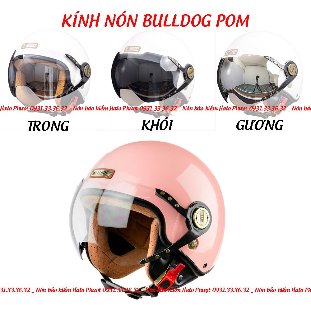 Kính nón Bulldog POM chính hãng (không có nón)