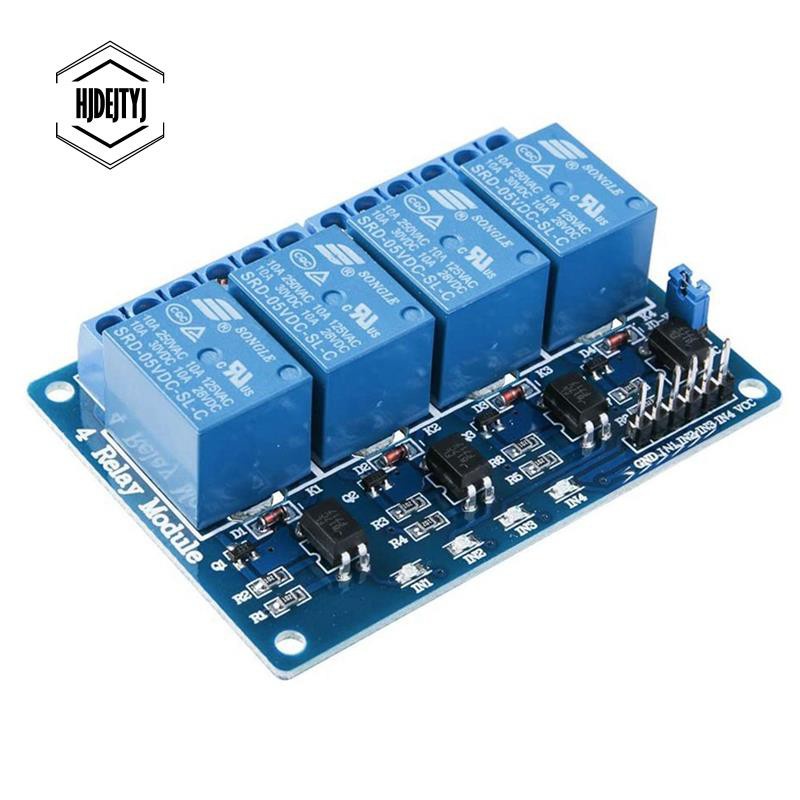 Relay ule 4 Channel DC 5V with Optocoupler for Arduino UNO R3 MEGA 2560 Project 1280 DSP ARM PIC AVR STM32