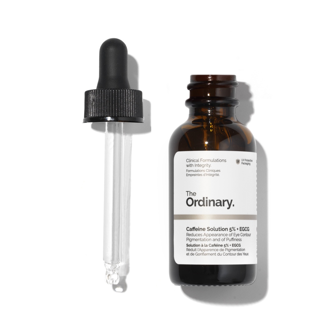 Serum THE ORDINARY Caffeine Solution 5% + EGCG Tinh chất dưỡng mắt, giảm quầng thâm mắt 30ml